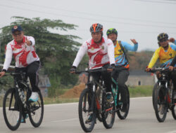 Kasrem 043/Gatam Ikuti Gowes Bareng Dan Hadiri Festival Nyeruit