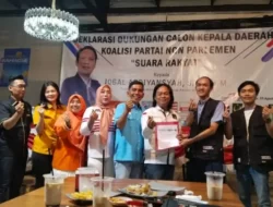 Parpol Non parlemen Deklarasi Dukung Bung Iqbal Ardiansyah Di Pilwakot Bandar Lampung  2024.
