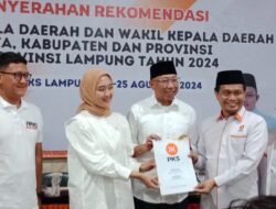 DPP PKS Resmi Rekom Pasangan RMD -JIHAN NURLELA di Pilgub Lampung 2024