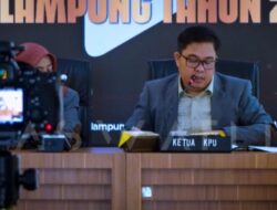 KPU LAMPUNG Tetapkan Dua pasang Calon Gubernur dan wakil gubernur Lampung