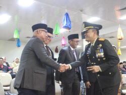 Danrem 043/Gatam Hadiri Pelantikan DPRD propinsi Lampung