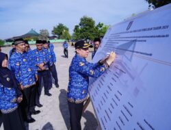 Pj. Bupati Pringsewu Marindo Kurniawan Pimpin Pembacaan Ikrar Netralitas ASN Menjelang Pemilu 2024