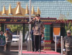 Pj.Bupati Marindo Kurniawan Pimpin Apel Kesiapan Pemilukada Pringsewu