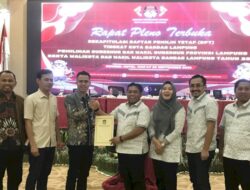 KPU kota Bandar Lampung tetapkan DPT perubahan Sementara.