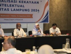 Sentra HKI LPPM Unila Gelar Pelatihan Komersialisasi Kekayaan Intelektual