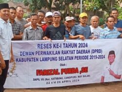 Farizal Purba SE., Tegaskan Pemkab Lamsel Segera Realisakan Jalan Penghubung Antar Kecamatan