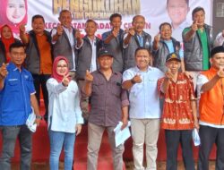 Pasangan Calon Bupati dan Wakil Bupati Lakukan Pengukuhan Tim pemenangan dikecamatan Padang Cermin