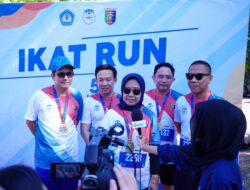 Pj. Bupati Pringsewu DR. Marindo Kurniawan, ST., MM Ikuti Kegiatan Lari Ikatan Alumni Teknik Unila