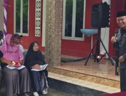 Anggota komisi III DPRD Lampung Selatan Jenggis Khan Haikal, Kenalkan Payung Hukum Perda No. 3 Tahun 2020 ke Warga Kuncir