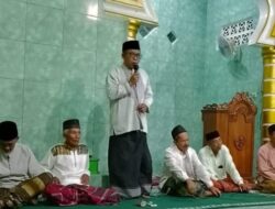 Ketua Komisi I DPRD Lamsel Dwi Riyanto,  Sampaikan Tau’siyah Peringatan Isra Mi’raj