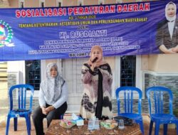 Fraksi PAN DPRD Lamsel Hj. Rusdianti, Ajak Amalkan Kandungan Sosperda Nomor 3 Tahun 2020