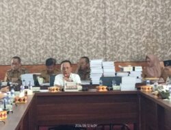 Anggota Banggar DPRD Lamsel Gelar Rapat Pembahasan APBD Perubahan TA. 2024 Bersama TPAD