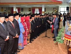 Sebanyak 50 Anggota DPRD Lamsel Hasil Pileg 14 Februari 2024 Lalu, Secara Resmi Dilantik