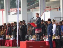 Peringati HUT-RI Ke-79, Ketua DPRD Lamsel Hendry Rosyadi SH., MH., Bacakan Teks Proklamasi.