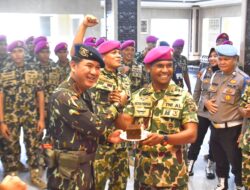 Brigif 4 Mar/BS Berikan Kejutan di HUT ke-79 Korps Brimob Polri Wilayah Lampung