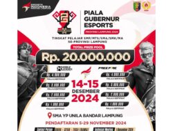 eSpirts Piala Gubernur diGelar di Bulan Desember 2024