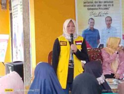 Pasangan Calon Bupati Pringsewu  Ririn -Wiriawan , Sapa Warga Tulung Agung