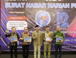 Pj Gubernur Lampung dan Gubernur Terpilih Duduk Satu Meja di agenda HUT Harian pilar ke -12