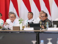 Menko  Pangan H.Zulkifli Hasan  Bersama Pemprov Lampung, Rakor Swasembada Pangan.