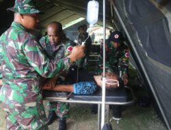 Brigif 4 Marinir/BS Gelar Latihan Penanggulangan Bencana Alam Di Pesawaran Lampung