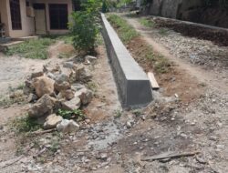 Pekon Gumukmas Realisasikan Pembangunan Talut Penahan Tanah yang bersumber dari Anggaran DD Tahun 2024