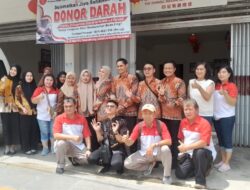 Dalam Rangka Sambut Hari IBU 2024 Perhimpunan Indonesia  Tionghoa (INTI) Adakan BAKSOS Donor darah.