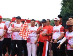 Pj Gubernur Samsudin Lepas Ribuan Peserta Soekarno Fun Run Lampung