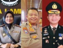 Tiga Pamen Polda Lampung Naik Pangkat Bergeser ke Mabes Polri.