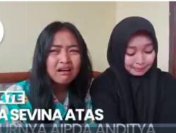 Cerita Sevina DiSelamatkan Aipda Andity Saat Tenggelam :Dia Pahlawan Saya.