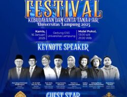 Unila Menghelat Acara Akbar Anugerah Be Strong  Festival Kebudayaan dan Cinta Tanah Tanah Air