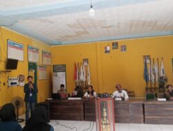 Mahasiswa KKN Dari Unila di Desa Bumi Restu Di Sambut Antusias.