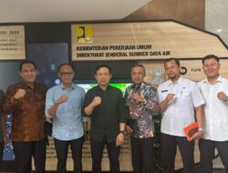 Pj. Bupati Pringsewu  DR. Marindo Kurniawan Sampaikan Usulan Normalisasi Jaringan Irigasi ke Kementerian