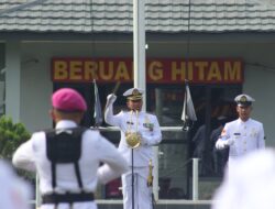 Bangkitkan Jiwa Patriolisme, Prajurit Harimau Sumatera Wilayah Lampung Laksanakan Upacara Hari Dharma Samudera