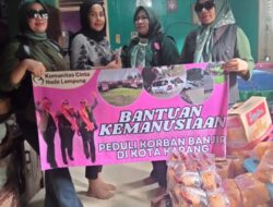 “GCL ” ,Gema Cinta Nada Lampung ” Peduli Banjir Bandang Bersama Gubernur Terpilih RMD