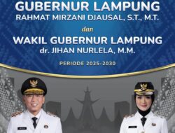 Selamat Dan Sukses Atas Di Lantiknya Mirza-Jihan Sebagai Gubernur/wakil Gubernur