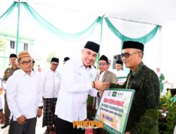 Bupati Dendi Ramadhona Resmikan Gedung PCNU Pesawaran di Peringatan Harlah Ke-102 NU