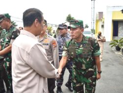 Kasrem 043/Gatam Dampingi Kasdam Sambut Kunjungan Mentan ke Lampung