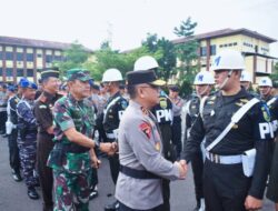 Polda Lampung Gelar Pasukan Jelang Operasi  Krakatau 2025.