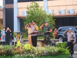 Kodim 0410/KBL Dampingi Kapolresta Apel Keselamatan Krakatau 2025