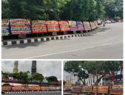 Menjelang Pelantikan Gubernur/Wakil Gubernur dan Walikota/wakil walikota Banjir Bunga Papan diBandar lampung