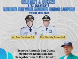 Pimpinan Dan REDAKSI News analis Ucapkan Selamat Dan Sukses Atas Pelantikan walikota /wakil walikota Bandar LAMPUNG