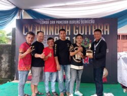 700 Peserta Ikuti  Lomba Burung Kicau Bersaing di Piala CV Anindra Guitara Cup