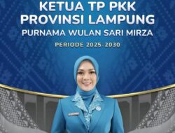 SELAMAT DAN SUKSES ATAS PELANTIKAN  KETUA TP PKK PROVINSI LAMPUNG