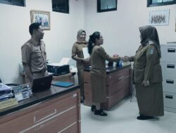 Wakil Bupati Pringsewu Umi Laila ,Silaturahmi Dengan Pegawai Sekretariat  Dihari Pertama  Berkantor