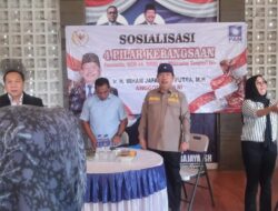 Aleg ” Irham Jafar Lanputra ” Sosialisasi  4 Pilar Kebangsaan Penting Untuk Melawan  Pergeseran Nilai