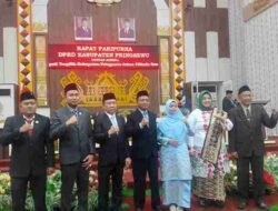 DPRD Pringsewu Gelar Rapat Paripurna Umumkan Penetapan Hasil Bupati dan Wakil Bupati Terpilih Periode 2025-2029