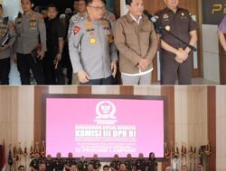 Komisi III DPR RI kunjungan ke POLDA Lampung Dan Jajaran
