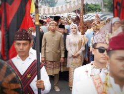 Gubernur Lampung Resmi Tempati Mahan Agung Gelar Prosesi Adat