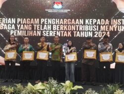 IWO LAMPUNG Terima Penghargaan dari KPU LAMPUNG