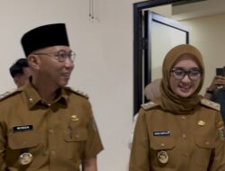 Gubernur Lampung dan Wagub hari pertama Pimpin Rapat bersama OPD